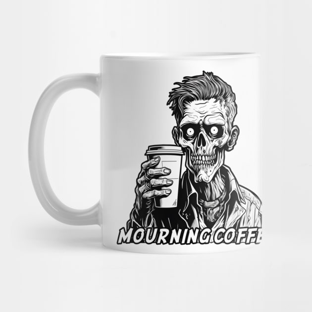 Zombie morning coffee by beangeerie